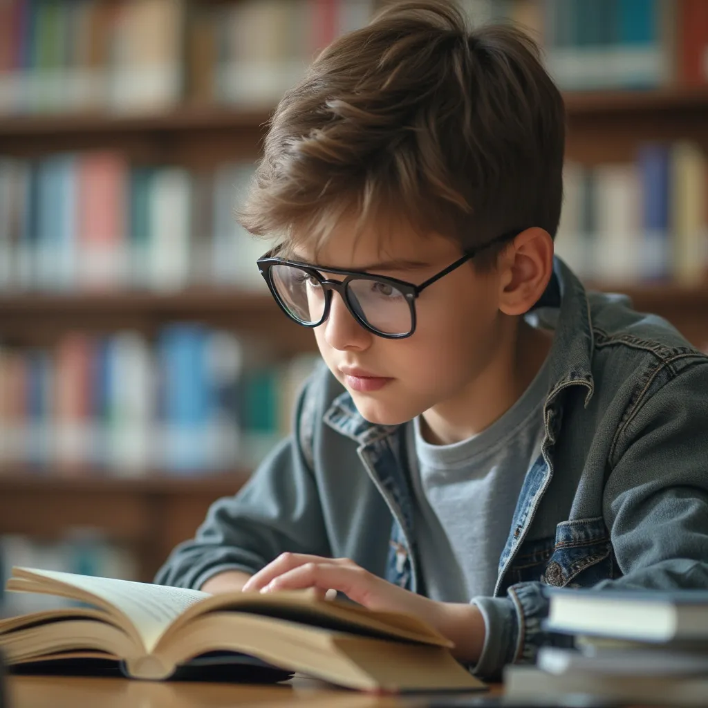 Estudiante leyendo con comodidad
